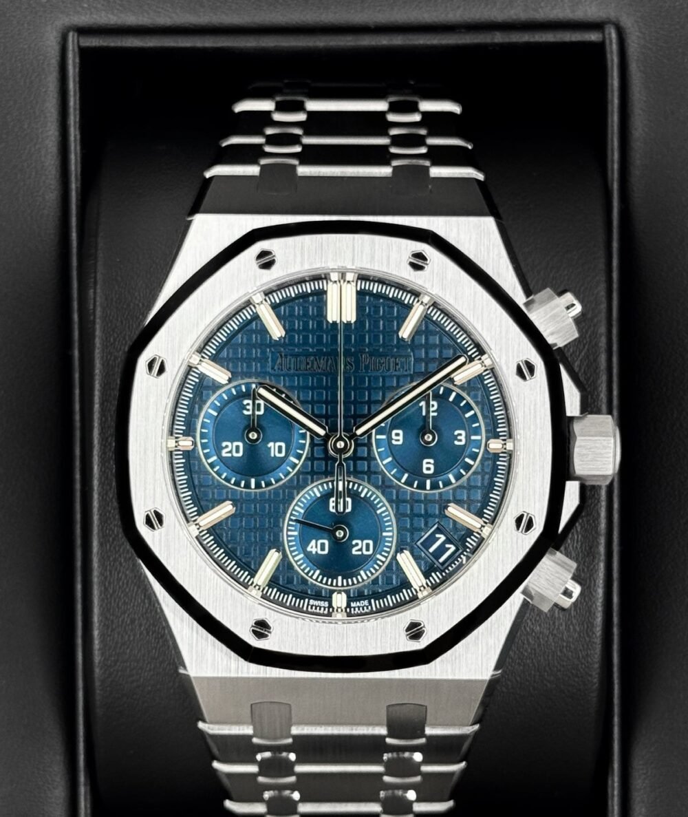 NEW 2026 Audemars Piguet Royal Oak Chronograph 41mm 26240ST Blue Dial
