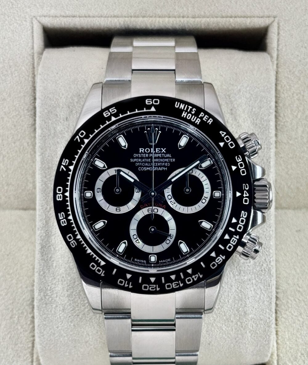 2023 Rolex Daytona 40mm 116500LN Stainless Steel Black Dial