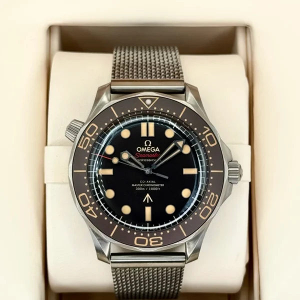 2023 Omega Seamaster Diver 300M 007 42mm Titanium Brown Dial