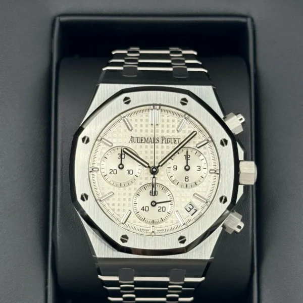 2023 Audemars Piguet Royal Oak Chronograph 41mm 26240ST White Dial
