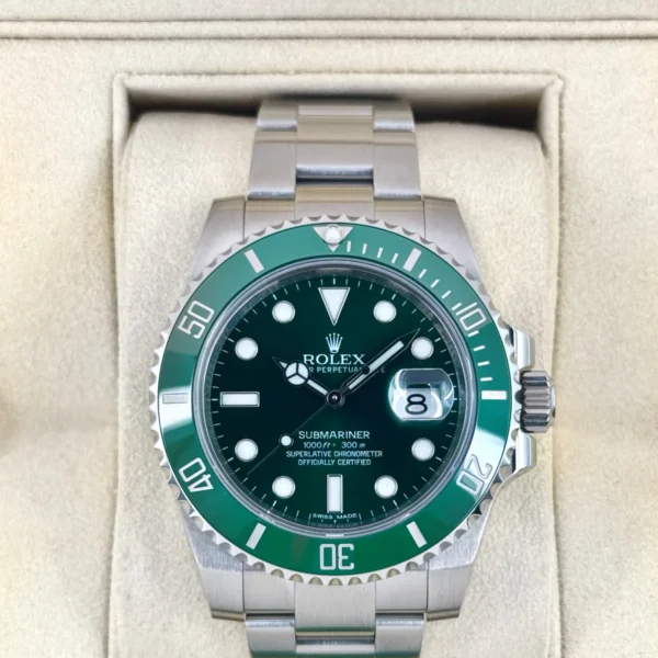 2015 Rolex Submariner “Hulk” 40mm 116610LV Green Dial
