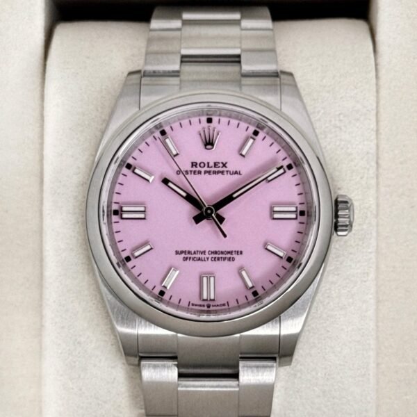 NEW 2026 Rolex Oyster Perpetual 36mm 126000 Candy Pink Dial
