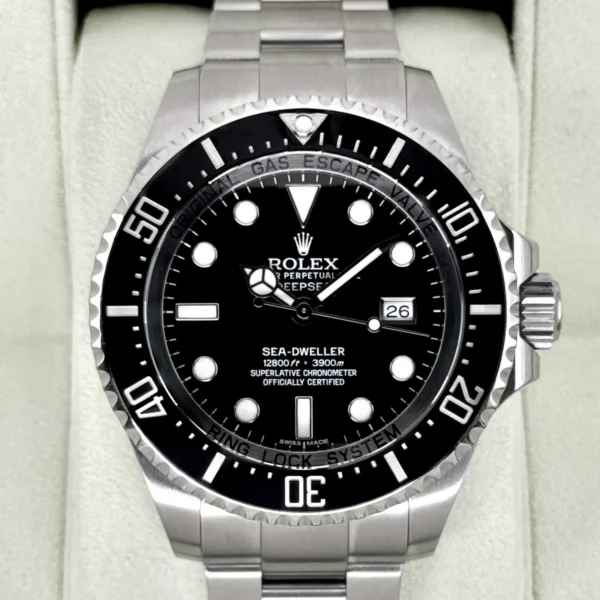 2015 Rolex Deepsea 44mm 116660 Stainless Steel Black Dial