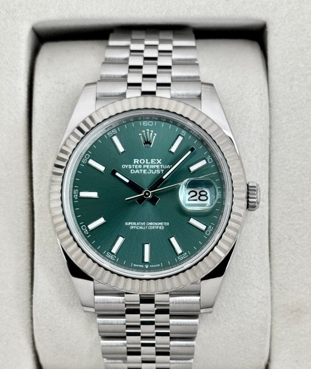 NEW 2026 Rolex Datejust 41mm 126334 Jubilee Mint Green Dial (STICKERED)