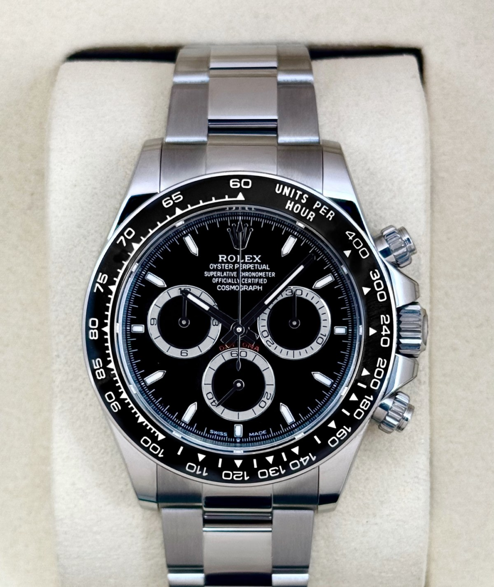 2026 Rolex Daytona 40mm 126500LN Stainless Steel Black Dial
