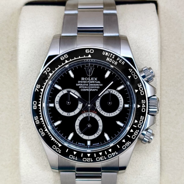 2026 Rolex Daytona 40mm 126500LN Stainless Steel Black Dial
