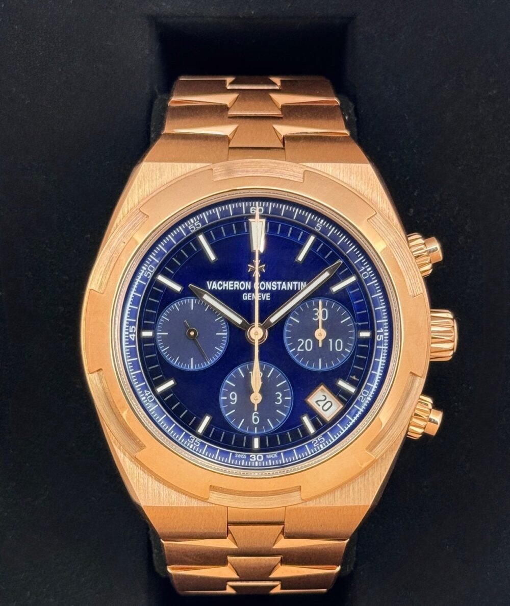 2024 Vacheron Constantin Overseas 42.5mm 5520V Rose Gold Blue Dial