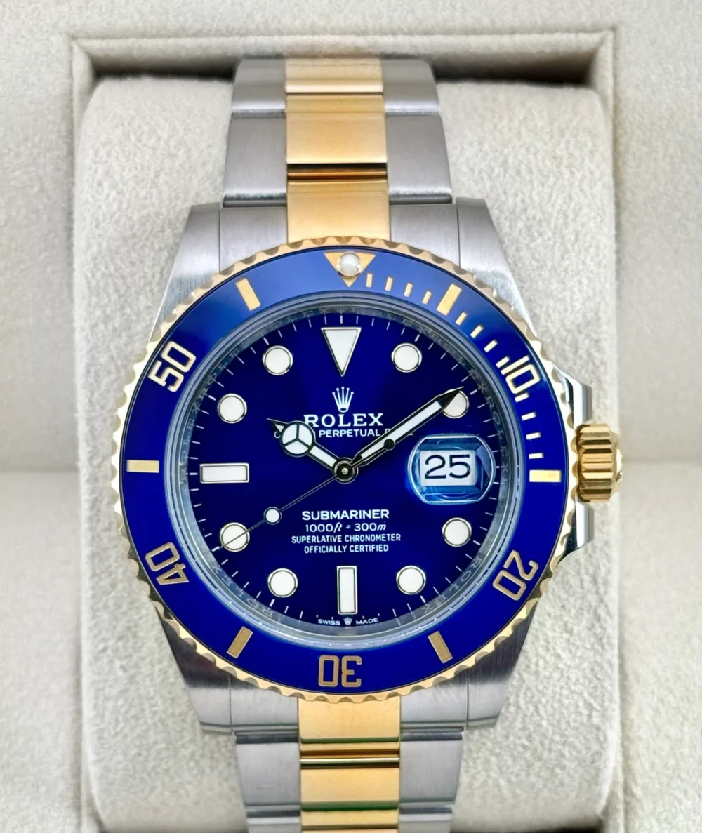 2022 Rolex Submariner "Bluesy" 41mm 126613LB Two-Tone Blue Dial