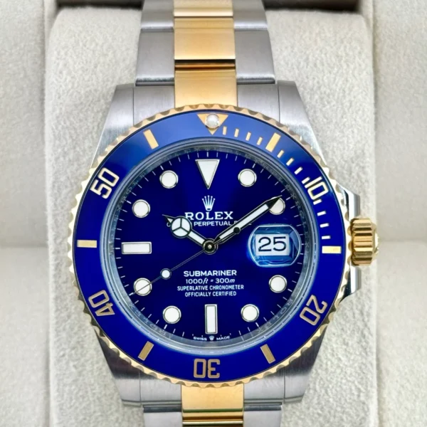 2022 Rolex Submariner "Bluesy" 41mm 126613LB Two-Tone Blue Dial