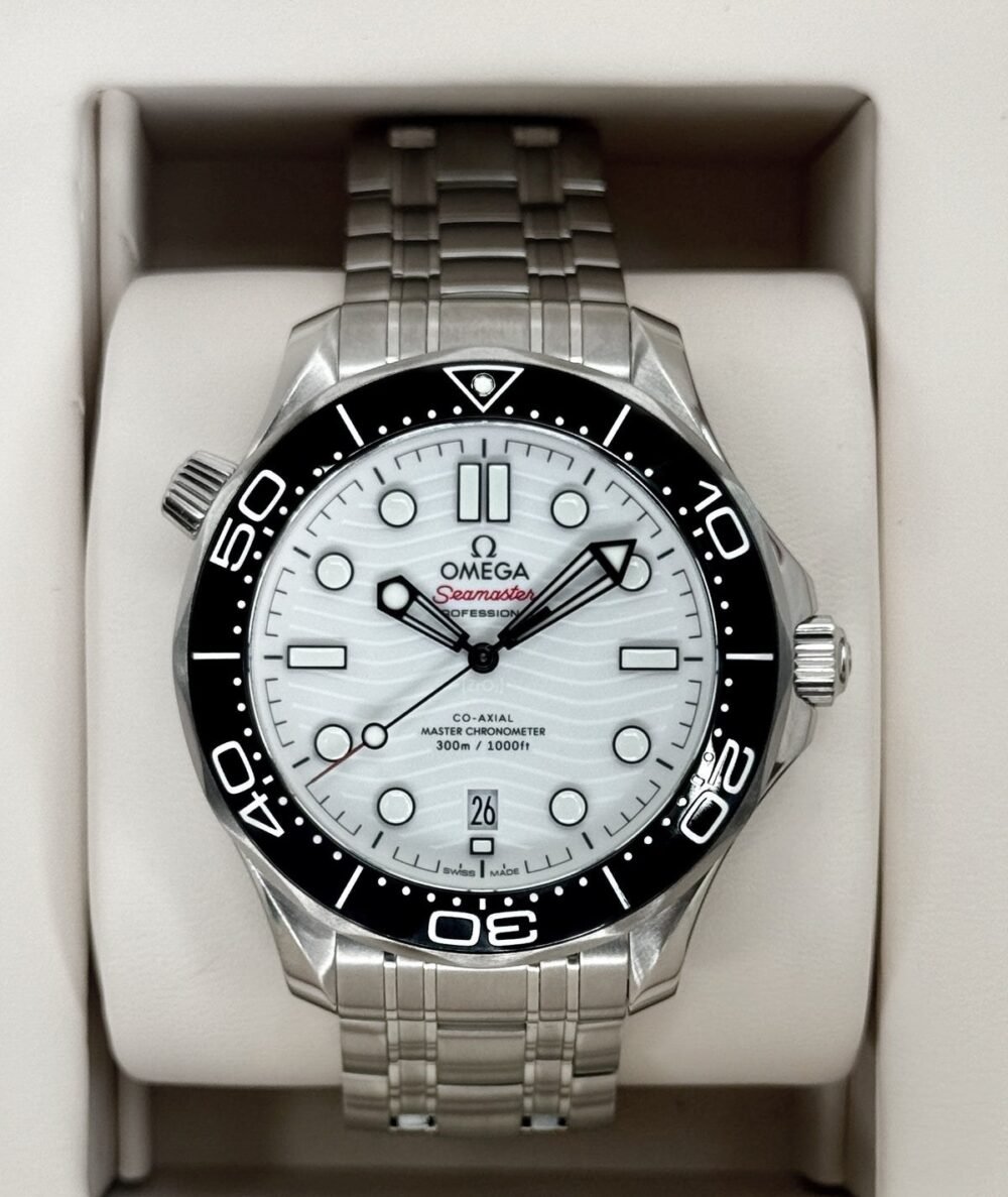 2022 Omega Seamaster 42mm 210.30.42.20.04.001 Stainless Steel White Dial