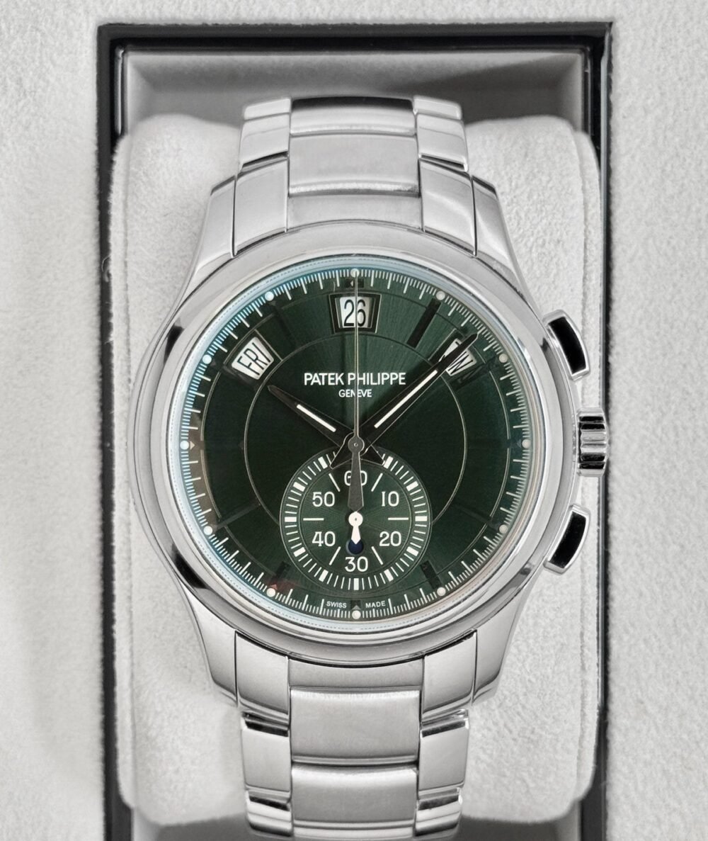 2024 Patek Philippe Flyback Chronograph Annual Calendar 5905/1A Olive Green Dial