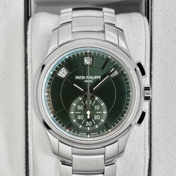 2024 Patek Philippe Flyback Chronograph Annual Calendar 5905/1A Olive Green Dial