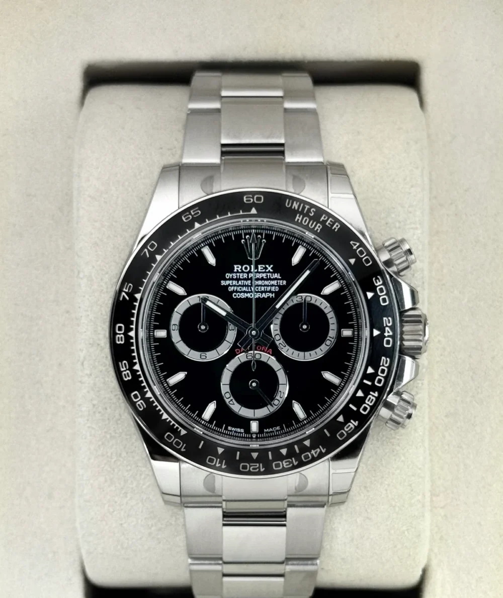 2025 Rolex Daytona 40mm 126500LN Stainless Steel Black Dial (STICKERED)