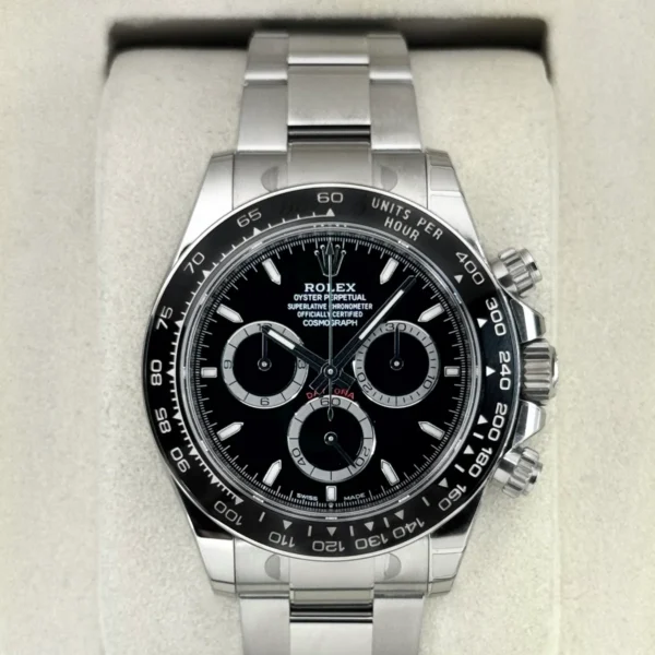 2025 Rolex Daytona 40mm 126500LN Stainless Steel Black Dial (STICKERED)