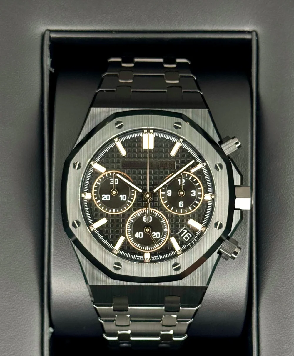 NEW 2025 Audemars Piguet Royal Oak 26240CE Black Ceramic Chronograph