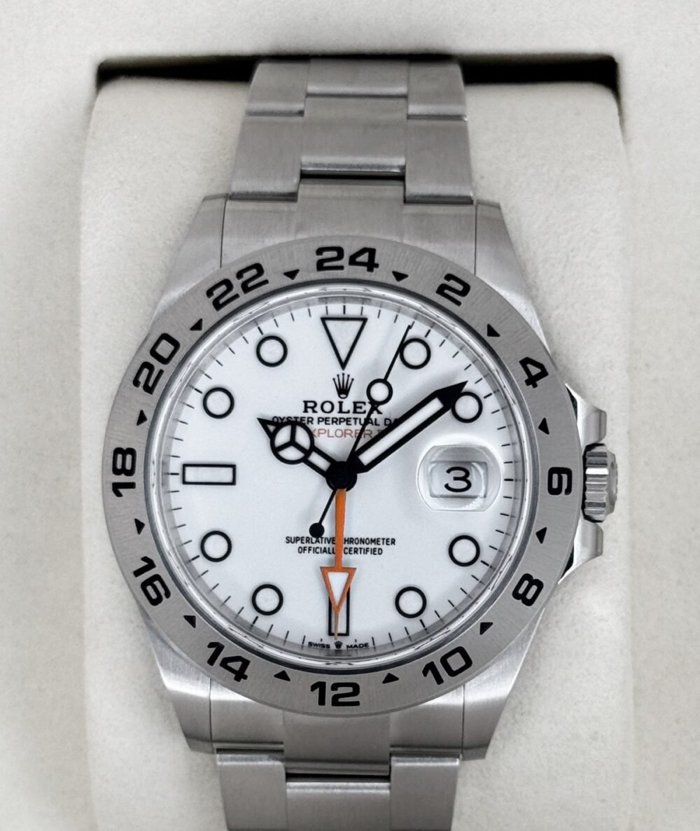 NEW 2026 Rolex Explorer II 42mm 226570 Polar White Dial (STICKERED)