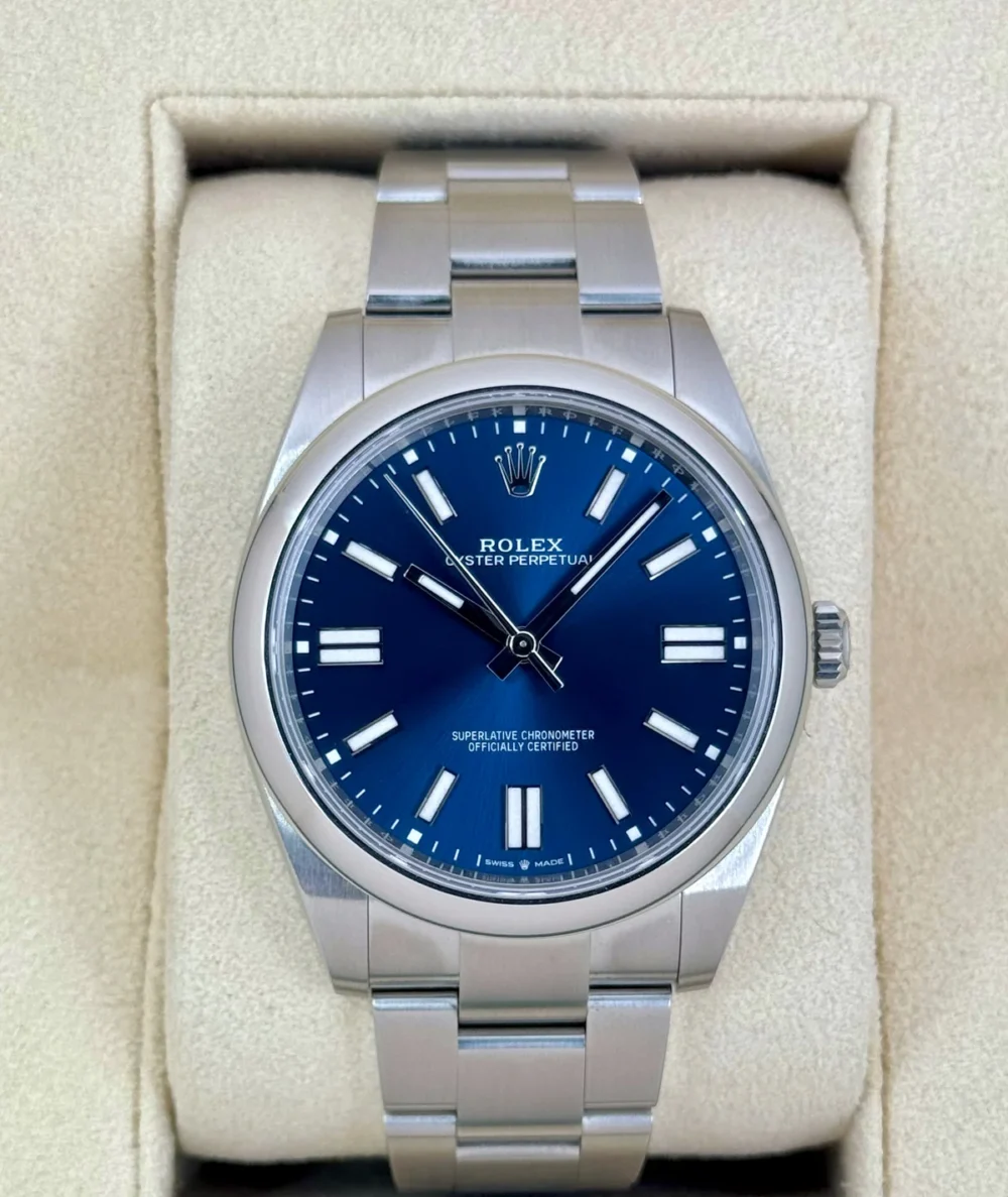 2025 Rolex Oyster Perpetual 41mm 124300 Blue Dial