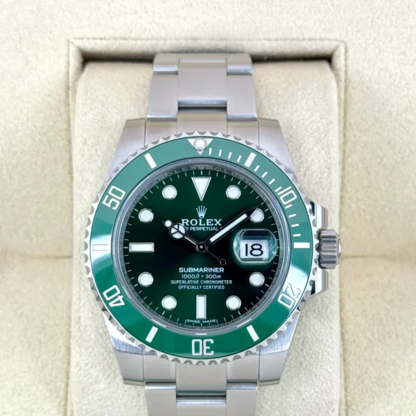 2017 Rolex Submariner "Hulk" 40mm 116610LV Green Dial