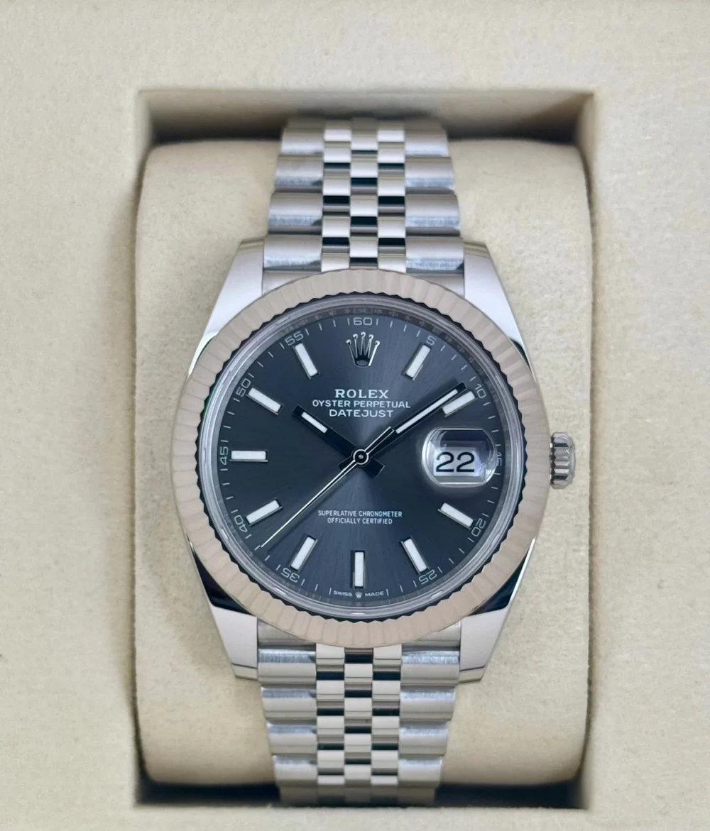 NEW 2025 Rolex Datejust 41mm 126334 Stainless Steel Jubilee Rhodium Dial
