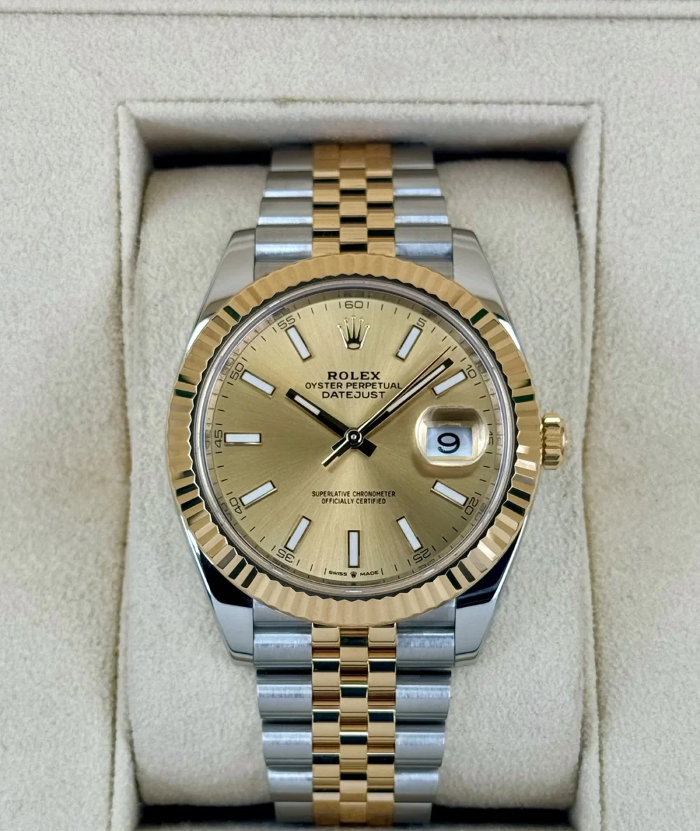 NEW 2025 Rolex Datejust 41mm 126333 Two-Tone Jubilee Champagne Dial