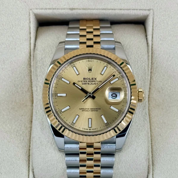 NEW 2025 Rolex Datejust 41mm 126333 Two-Tone Jubilee Champagne Dial