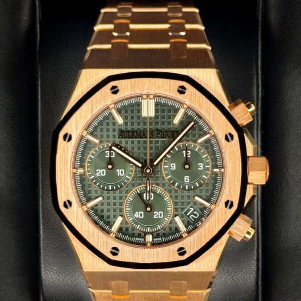 2025 Audemars Piguet Royal Oak Chronograph 41mm 26240OR Green Dial
