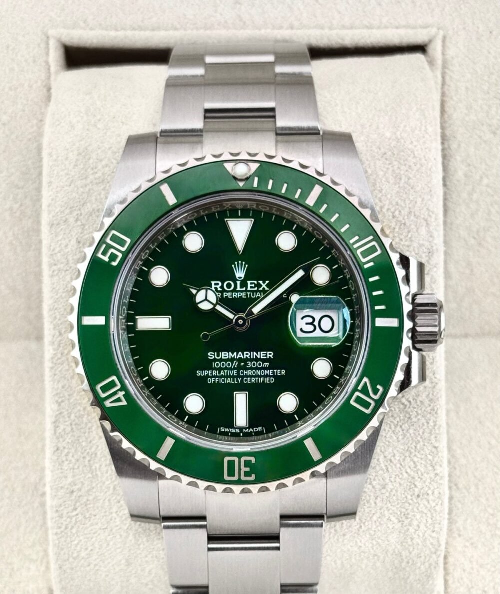 2019 Rolex Submariner “Hulk” 40mm 116610LV Green Dial