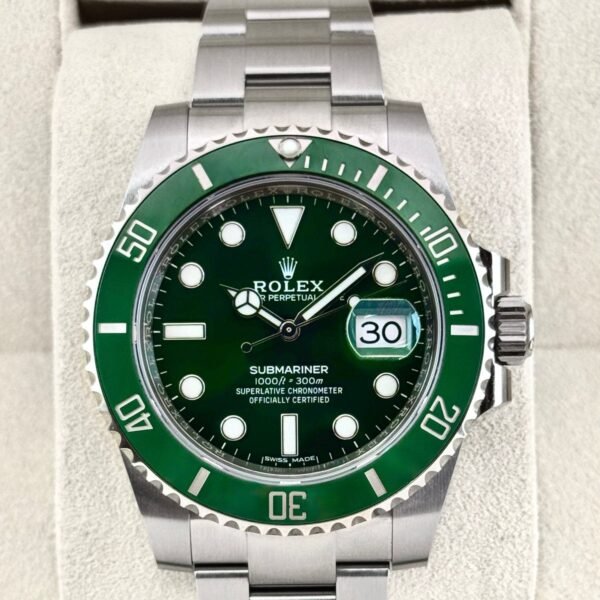 2019 Rolex Submariner “Hulk” 40mm 116610LV Green Dial