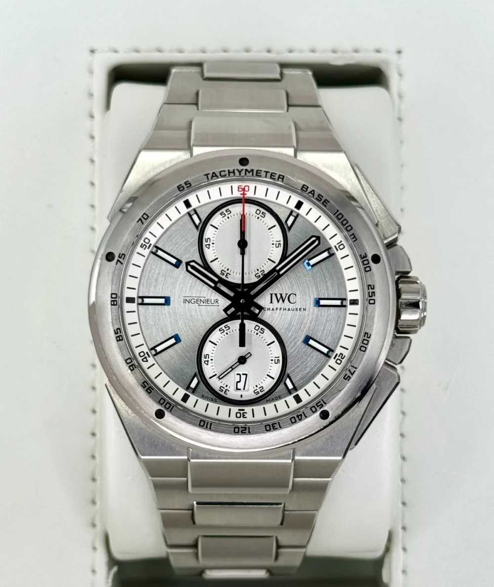 2014 IWC Ingenieur Chrono Racer 45mm IW378510 Stainless Steel Silver Dial