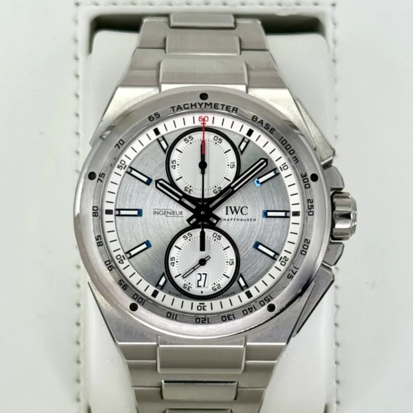 2014 IWC Ingenieur Chrono Racer 45mm IW378510 Stainless Steel Silver Dial