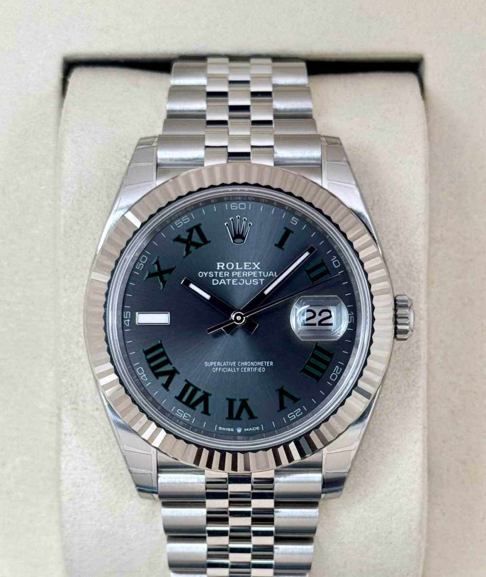 NEW 2026 Rolex Datejust 41mm 126334 Jubilee Wimbledon Dial (STICKERED)