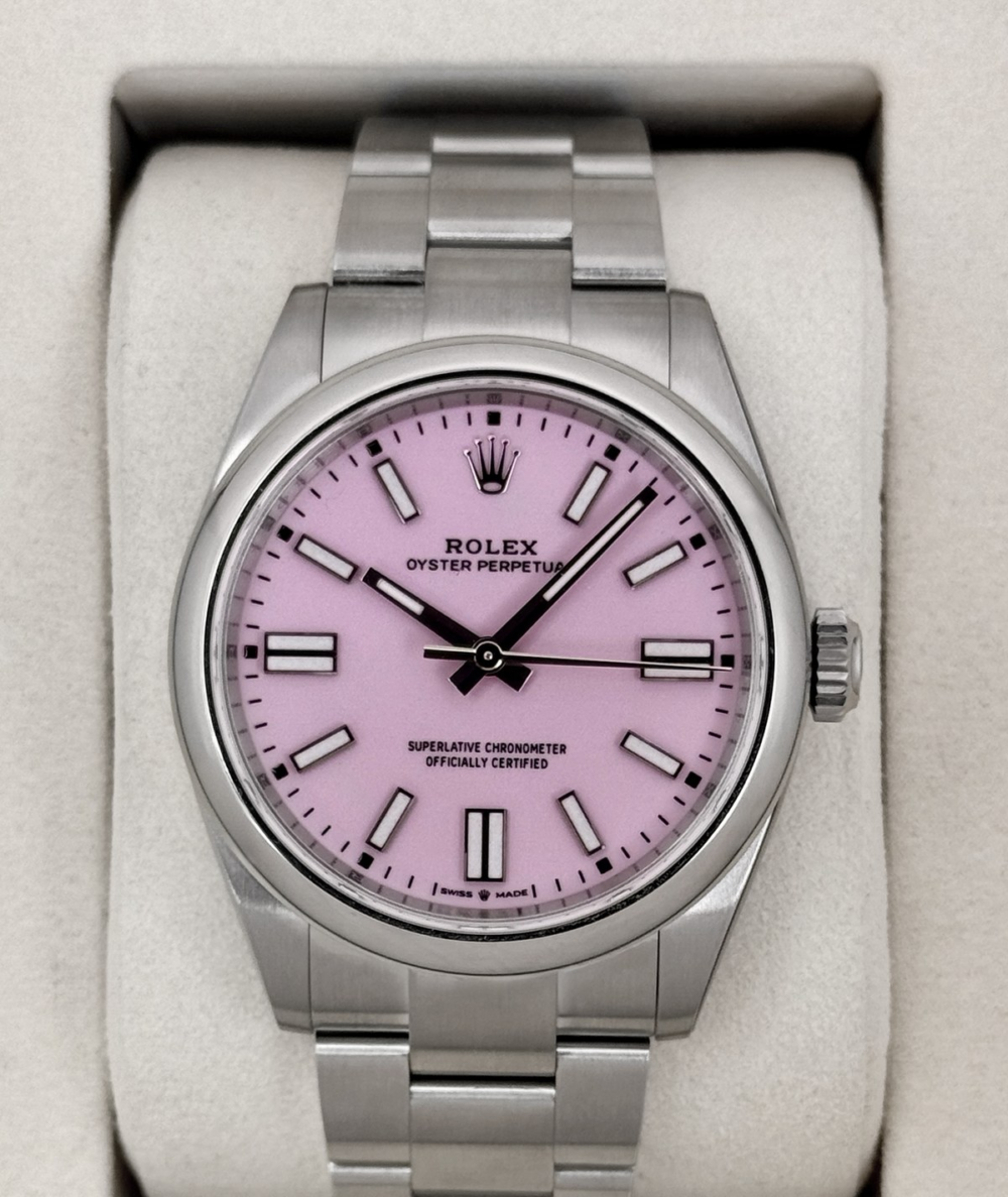 NEW 2026 Rolex Oyster Perpetual 41mm 134300 Candy Pink Dial (STICKERED)