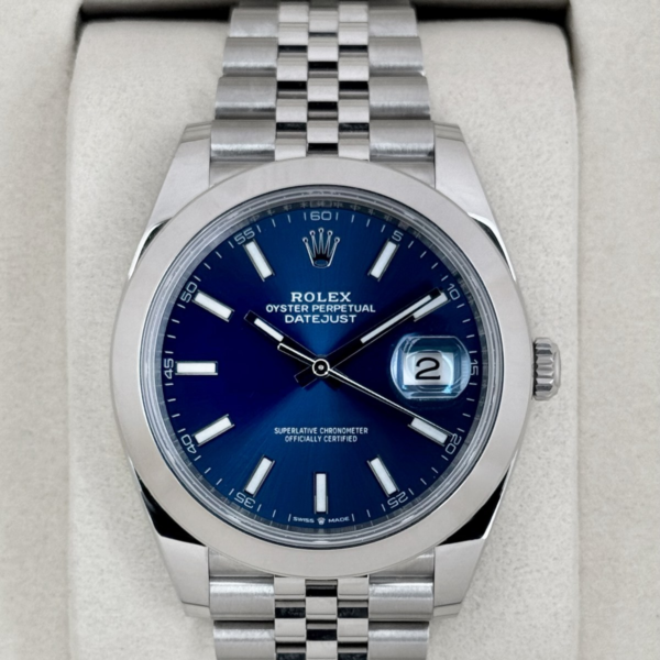 NEW 2026 Rolex Datejust 41mm 126300 Stainless Steel Jubilee Blue Dial