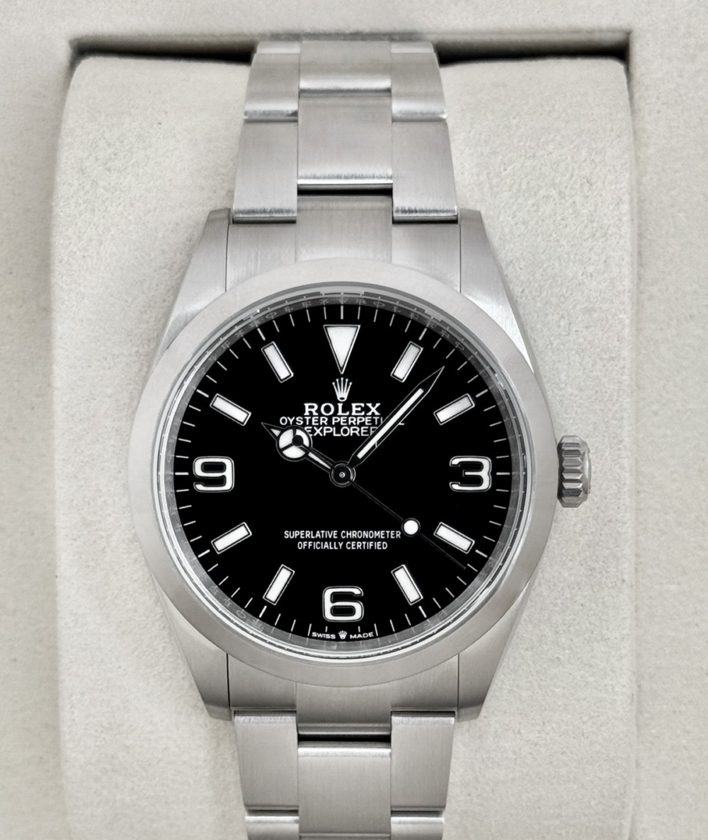 NEW 2026 Rolex Explorer 36mm 124270 Stainless Steel Black Dial