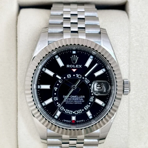 NEW 2025 Rolex Sky-Dweller 42mm 336934 Jubilee Black Dial (STICKERED)