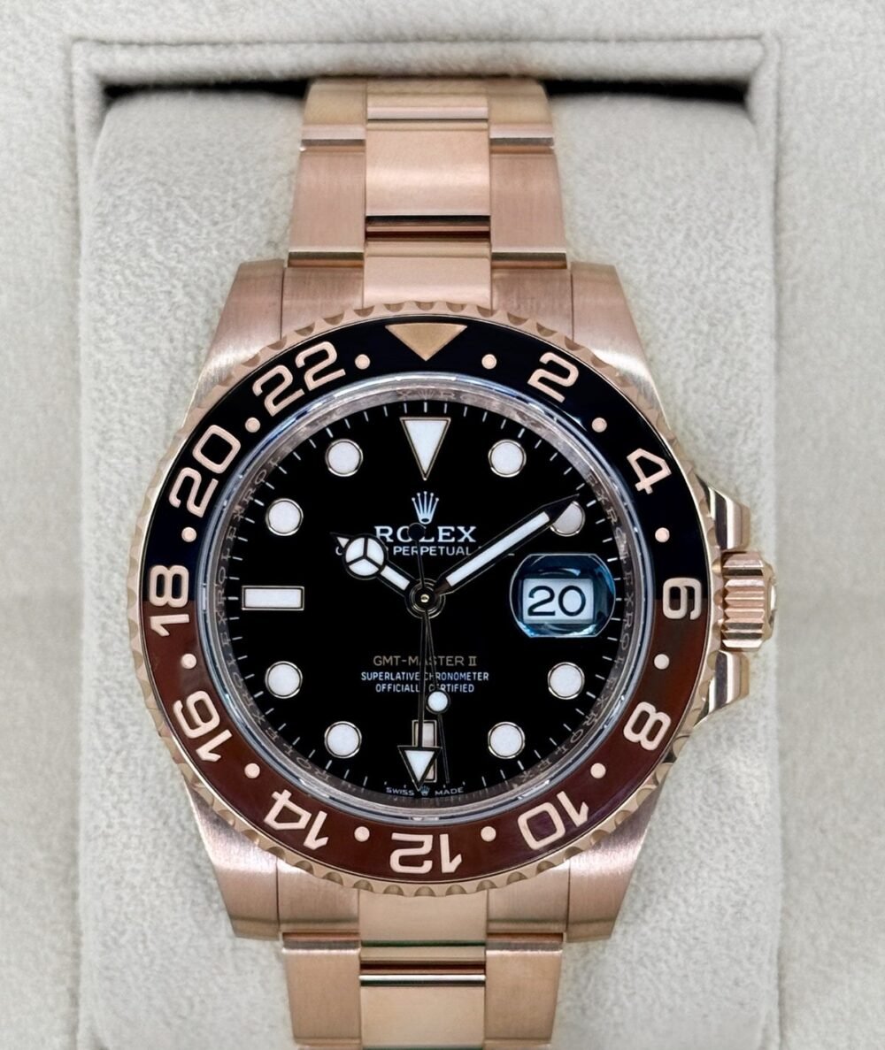 2024 Rolex GMT-Master II "Rootbeer" 40mm 126715CHNR Rose Gold