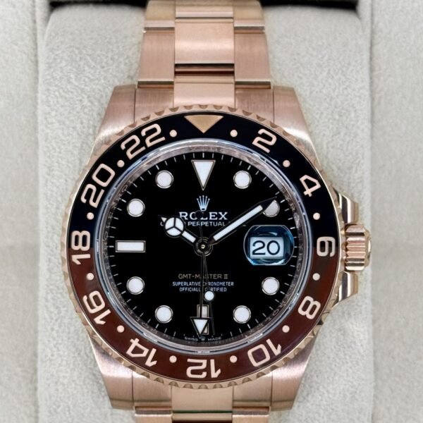 2024 Rolex GMT-Master II "Rootbeer" 40mm 126715CHNR Rose Gold