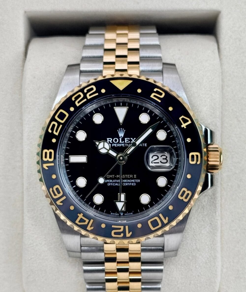 2025 Rolex GMT-Master II 40mm 126713GRNR Two-Tone Jubilee