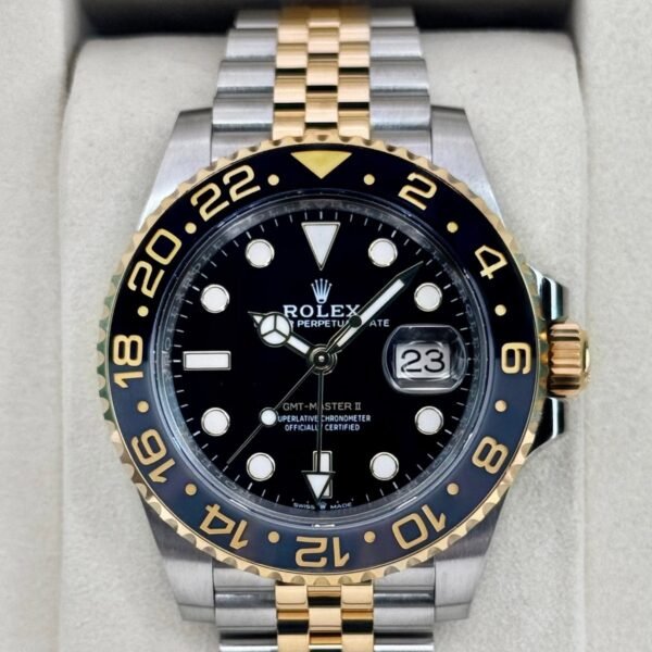 2025 Rolex GMT-Master II 40mm 126713GRNR Two-Tone Jubilee
