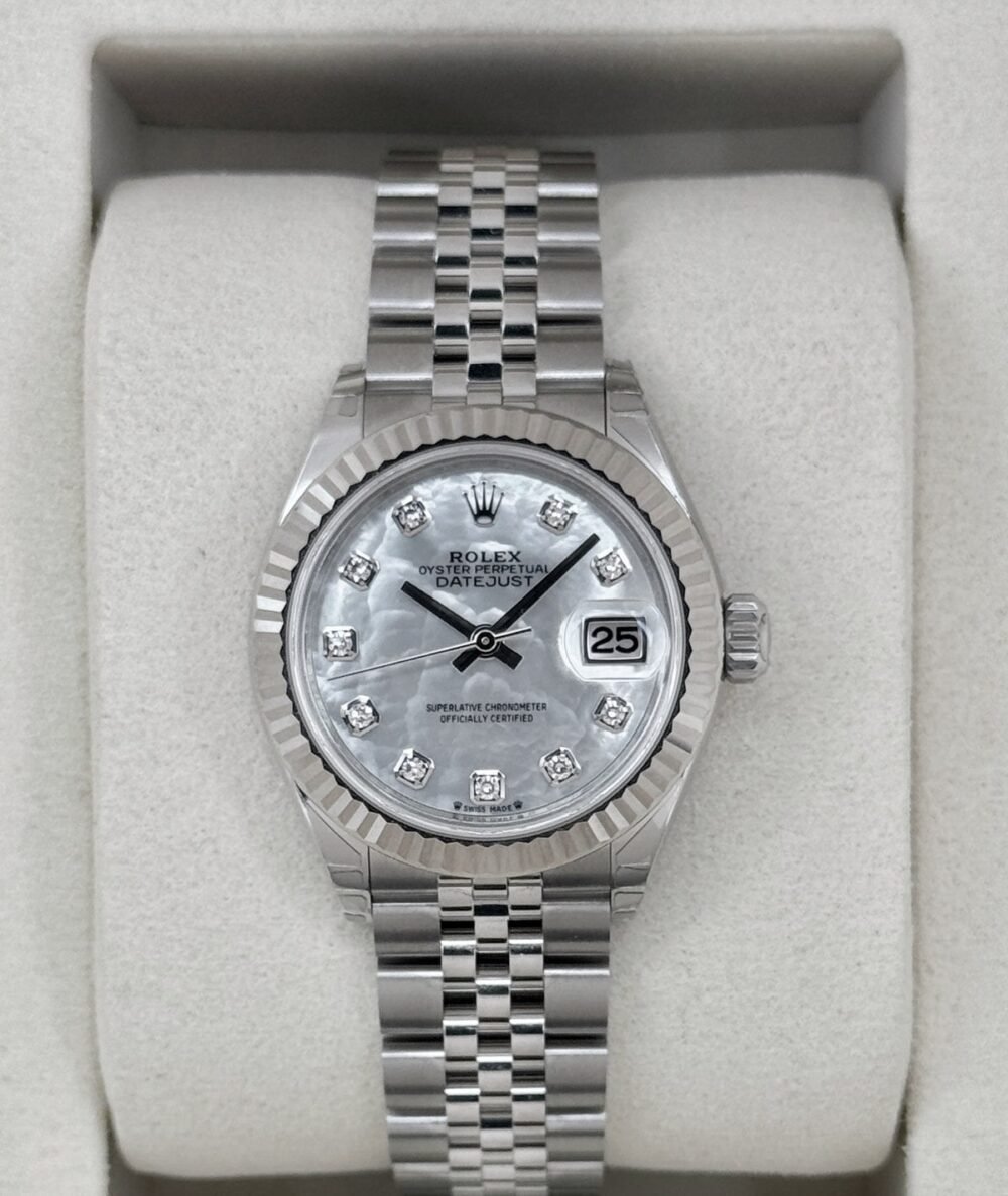 NEW 2026 Rolex Lady Datejust 28mm 279174 Mother of Pearl Diamond Dial