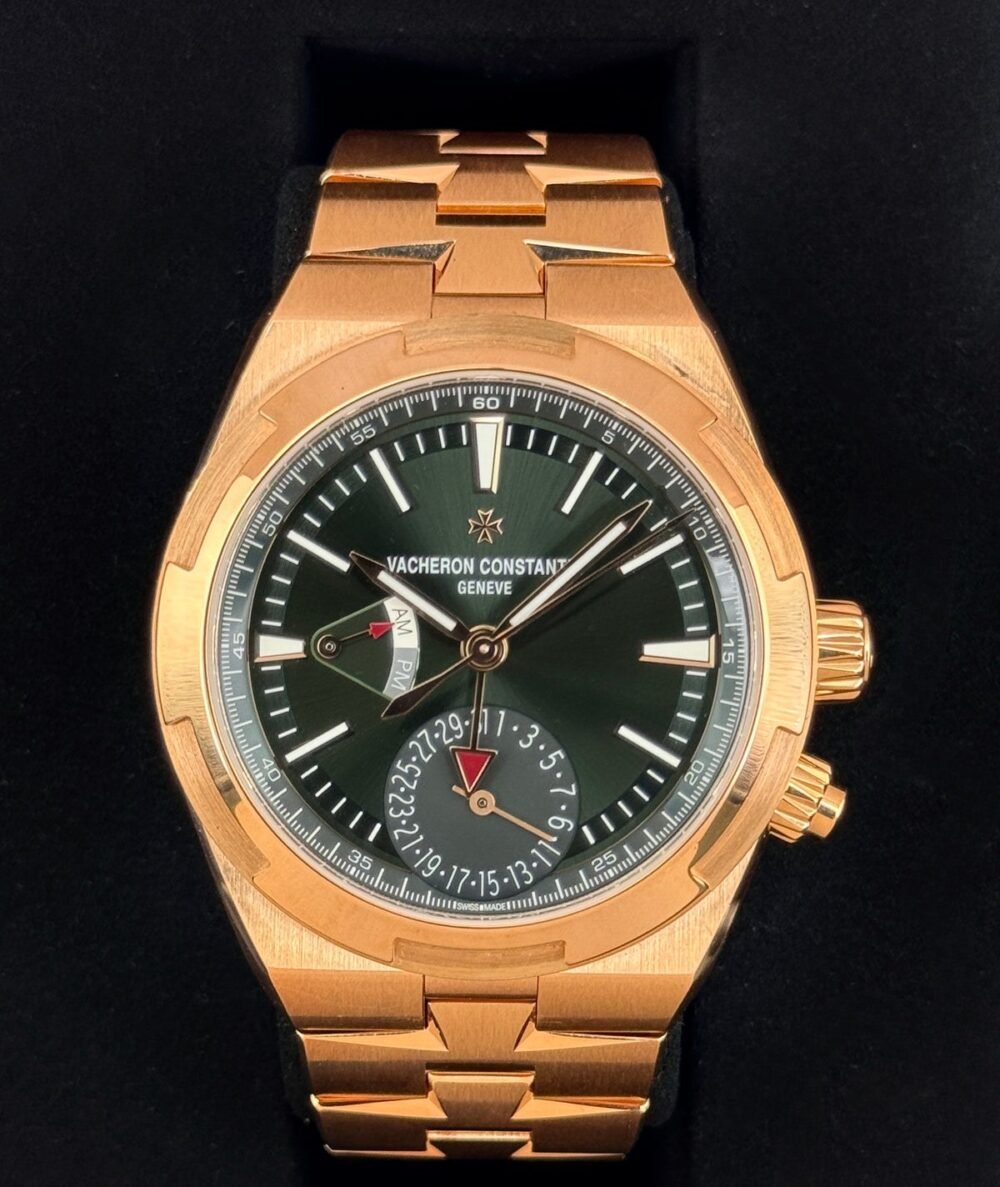 2024 Vacheron Constantin Overseas Dual Time 41mm 7920V Rose Gold Green Dial