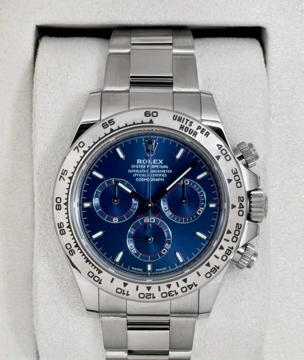 NEW 2025 Rolex Daytona 40mm 126509 White Gold Blue Dial (STICKERED)