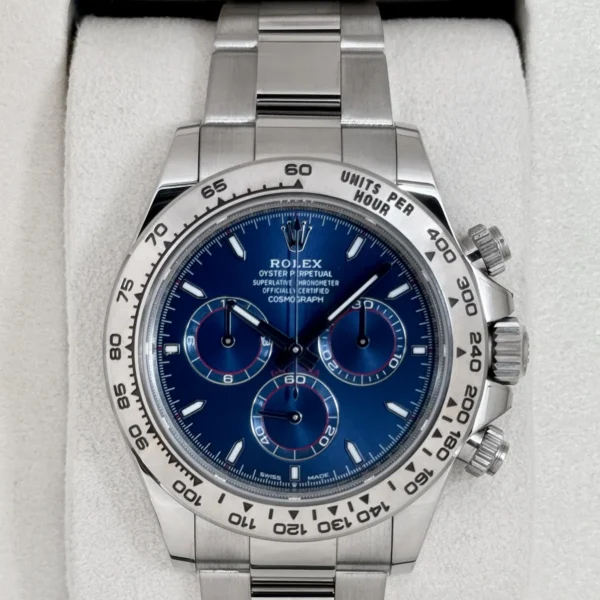 NEW 2025 Rolex Daytona 40mm 126509 White Gold Blue Dial (STICKERED)