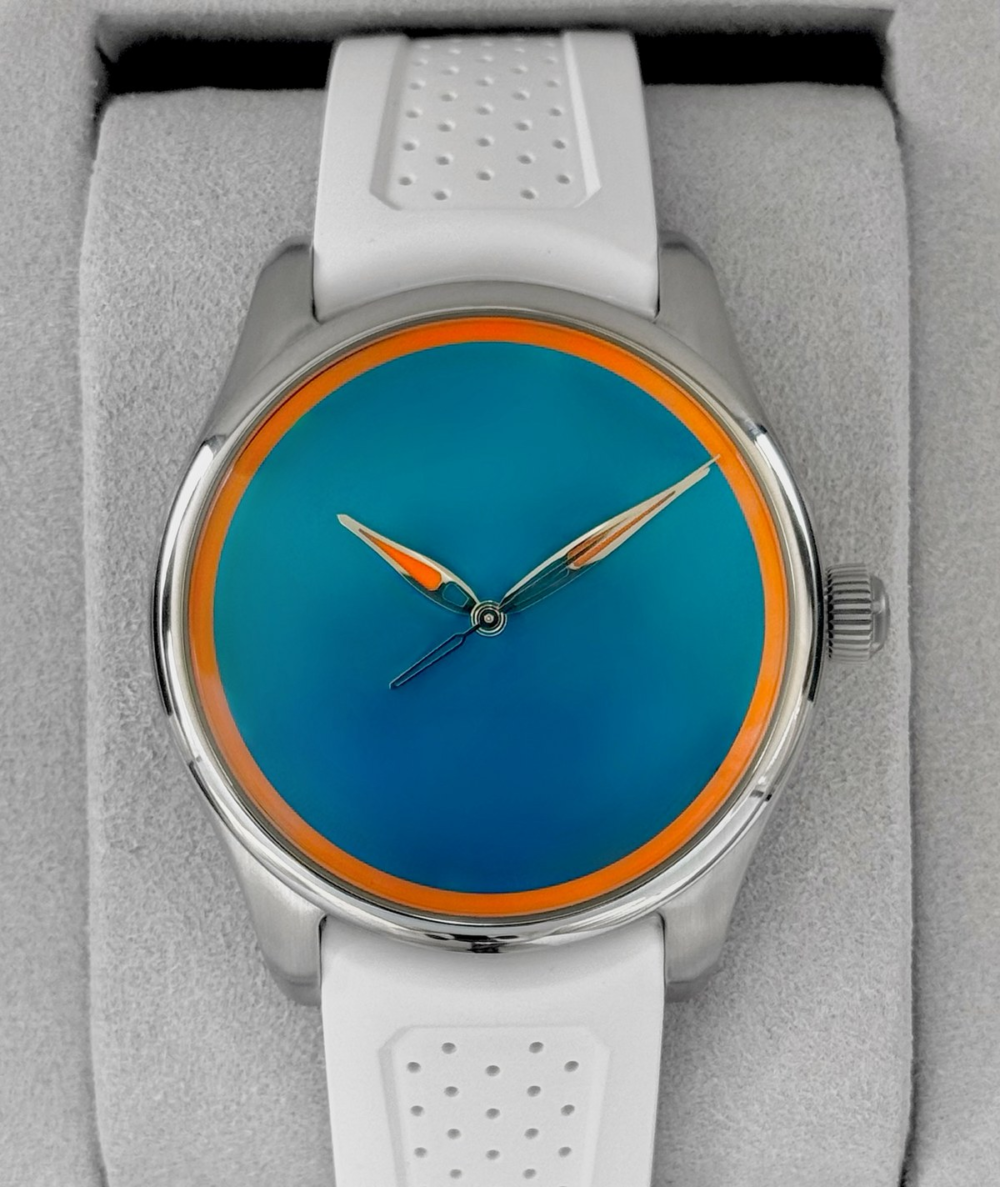 NEW 2026 H. Moser & Cie. Pioneer Centre Seconds 42.8mm 3201-1202 Blue Dial