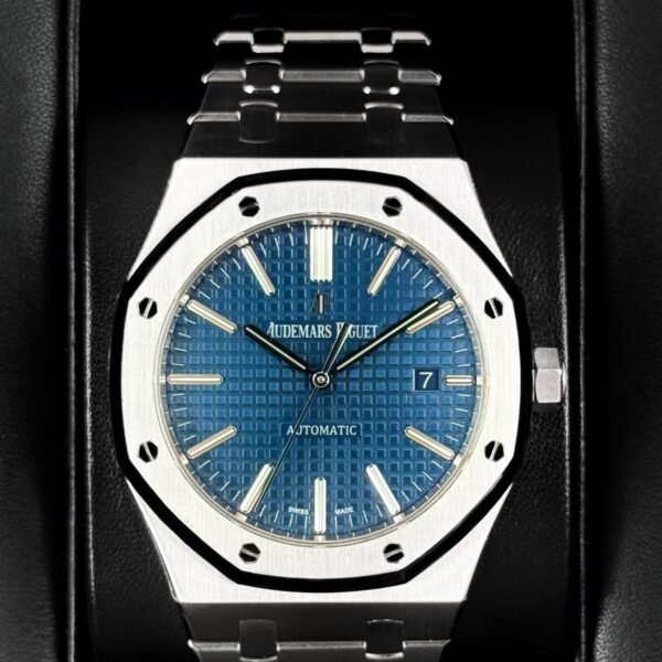 2017 Audemars Piguet Royal Oak 41mm 15400ST Blue Dial