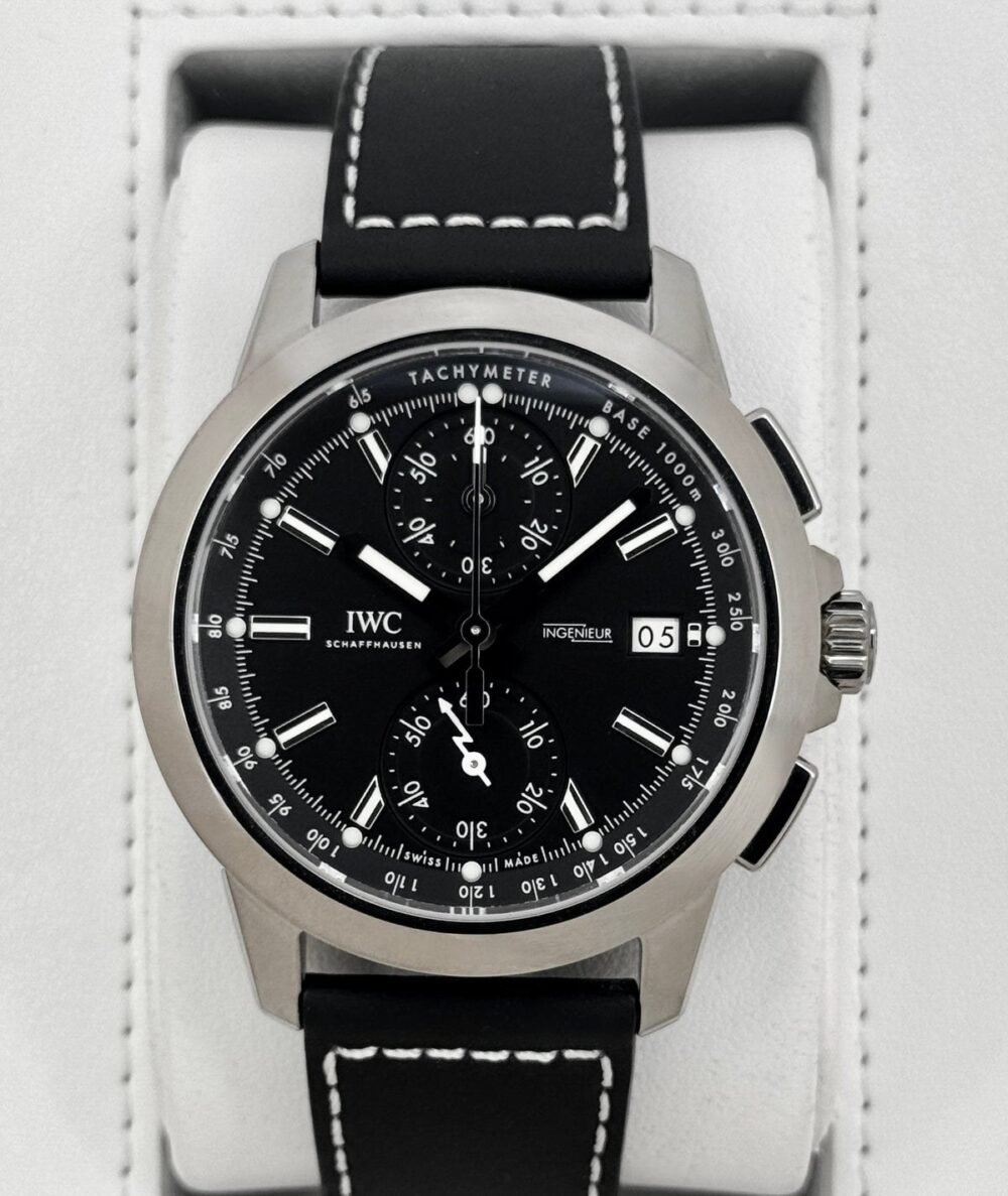 2018 IWC Ingenieur Chronograph Sport 44mm IW380901 Stainless Steel Black Dial