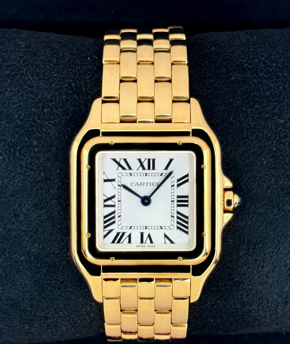 2025 Cartier Panthere De Cartier 31mm WGPN0051 Yellow Gold Silver Dial