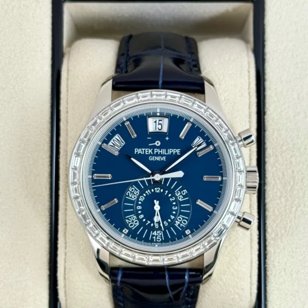 2023 Patek Philippe Annual Calendar Chronograph 40.5mm 5961P Platinum Blue Dial
