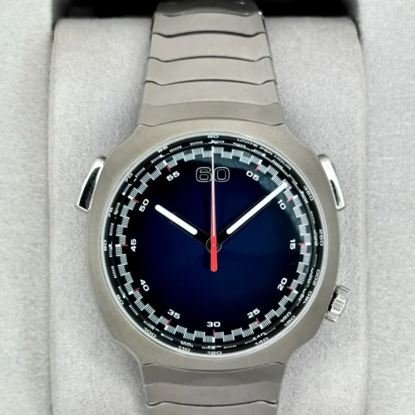 2025 H. Moser & Cie. Streamliner Flyback Chronograph 42.3mm 6907-1200 Blue Dial