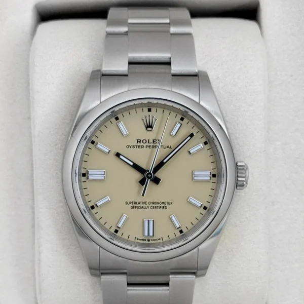 2025 Rolex Oyster Perpetual 36mm 126000 Beige Dial